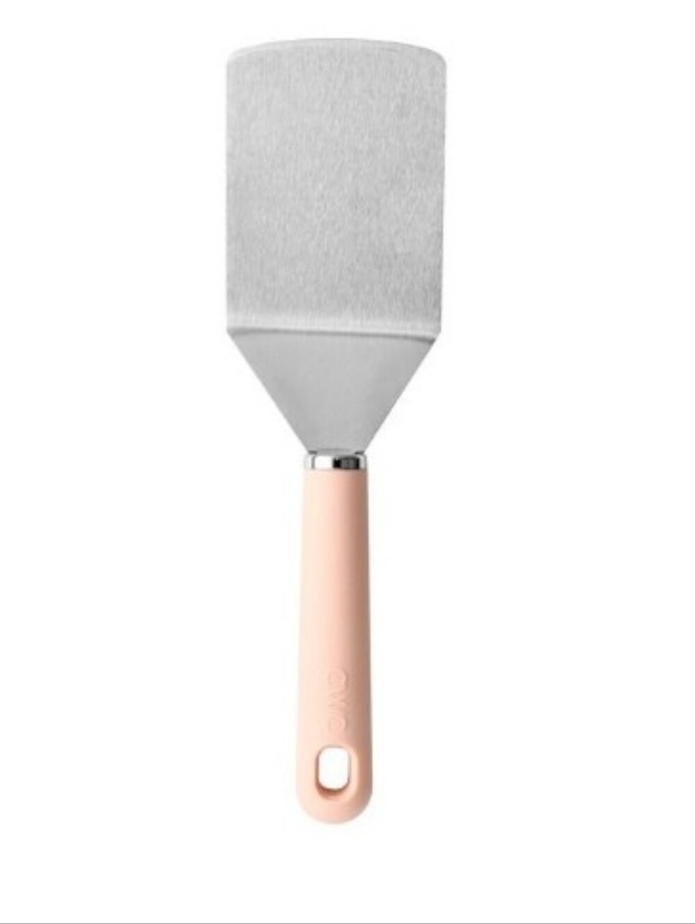 Cook With Color Stainless Steel Griddle Turner Spatula with Silicone Grip - Pink